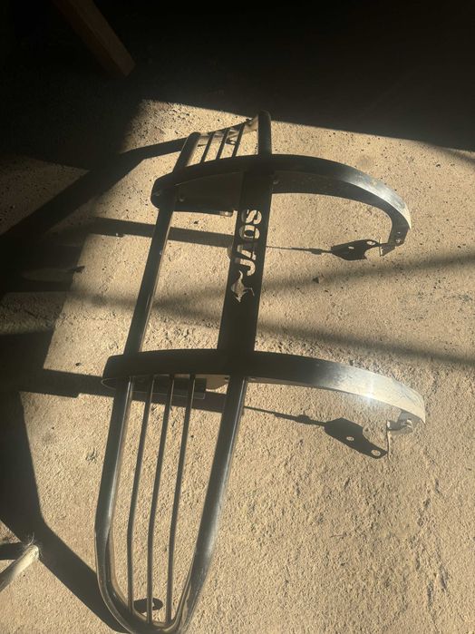 Кенгурятник хромированный