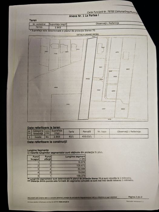 Teren extravilan de vânzare în Sântuhalm (Deva) – 2903 mp