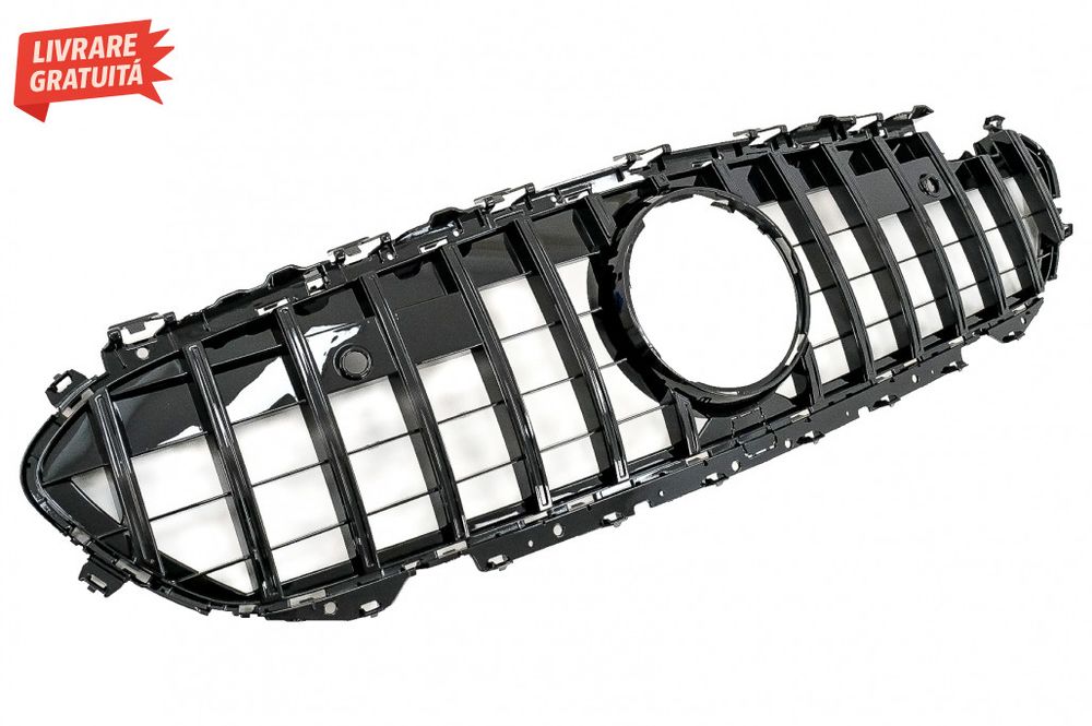 Grila Centrala Mercedes CLS-Class C257 (2018+) GTR Design Negru Lucios