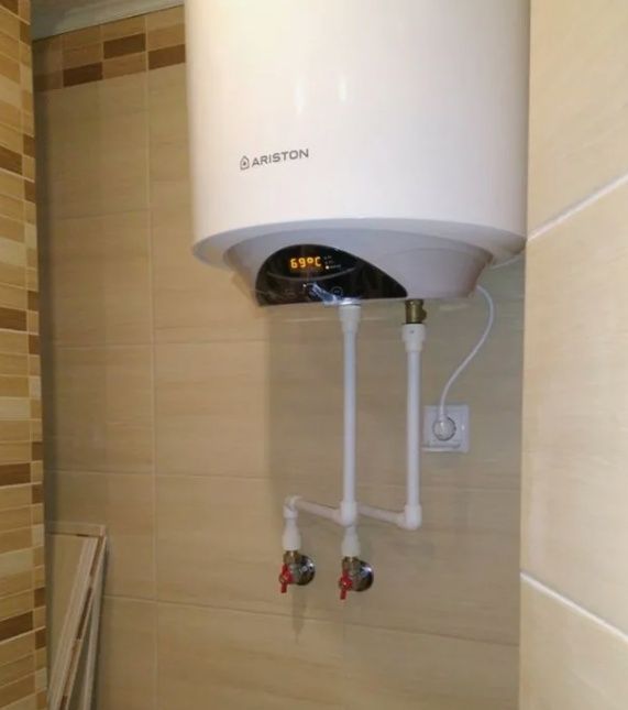 Установка Аристон, бойлеров