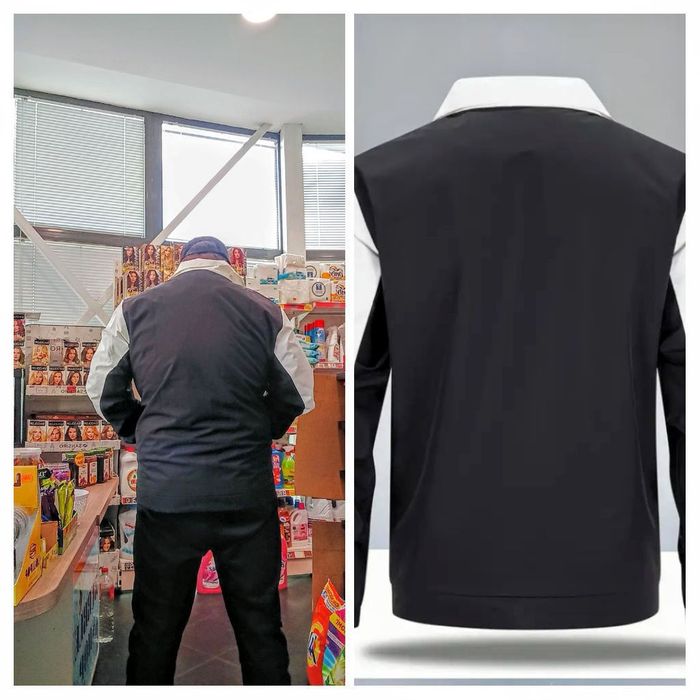 Мъжко Яке Черно/Бяло