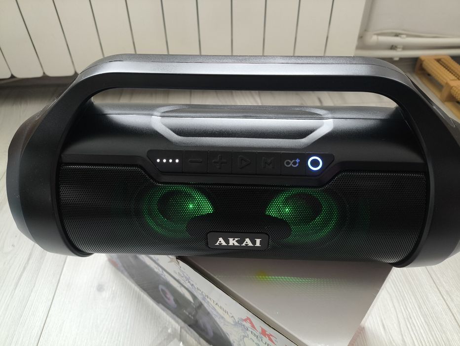 Boxă Portabilă, Bluetooth, rezistentă la apă, AKAI ABTS-50 , Radio FM