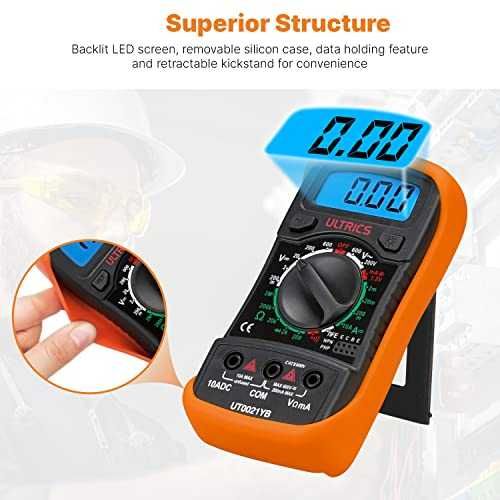 ULTRICS дигитален мултиметър – волтметър амперметър омметър