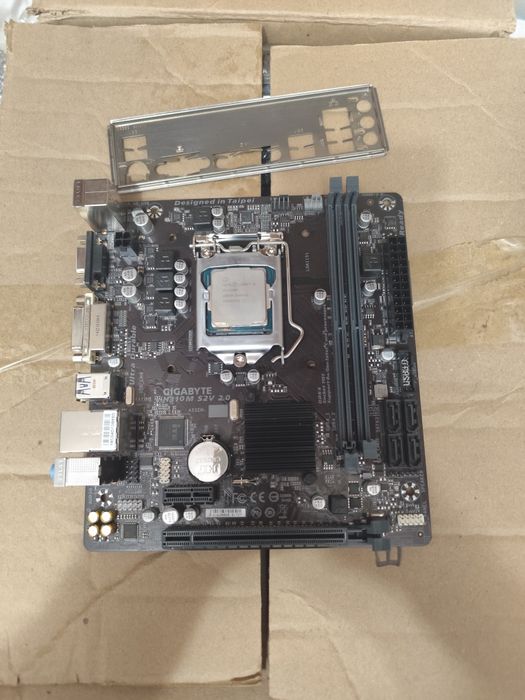 Продам комплект H310 + i3 9100f