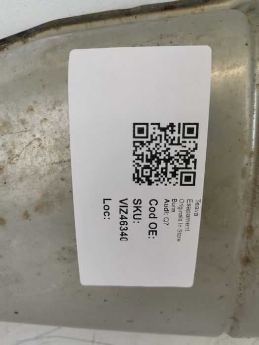 Ауди Q7 / Audi Q7 Оригинален изпускателен тръбопровод в добро състояни