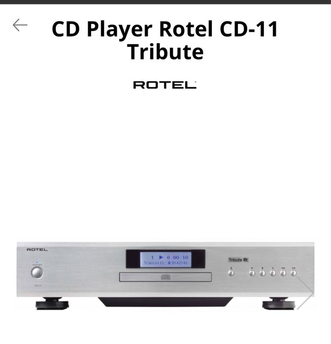 Rotel CD11 Tribute
