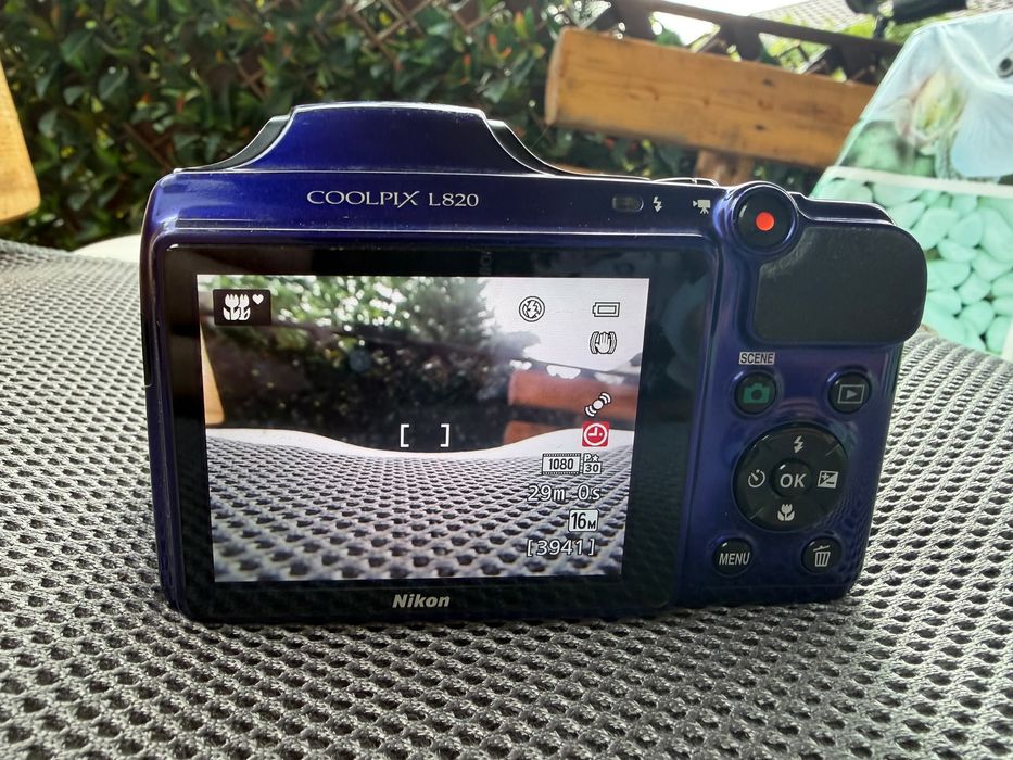 Aparat foto digital Nikon Coolpix L820, 16MP, Blue