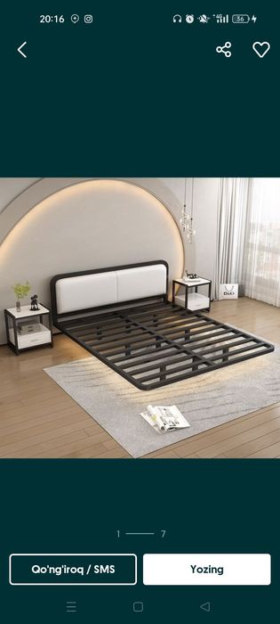 Sizning yangi uyingizga yangicha sitilda krovat