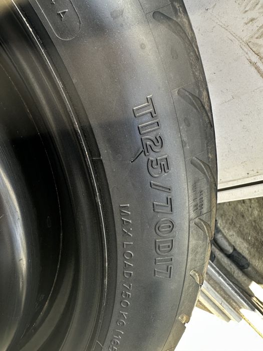 Резервна гума патерица T125/70/17 5x114.3