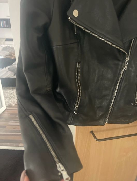 Jacheta  piele naturala H&M