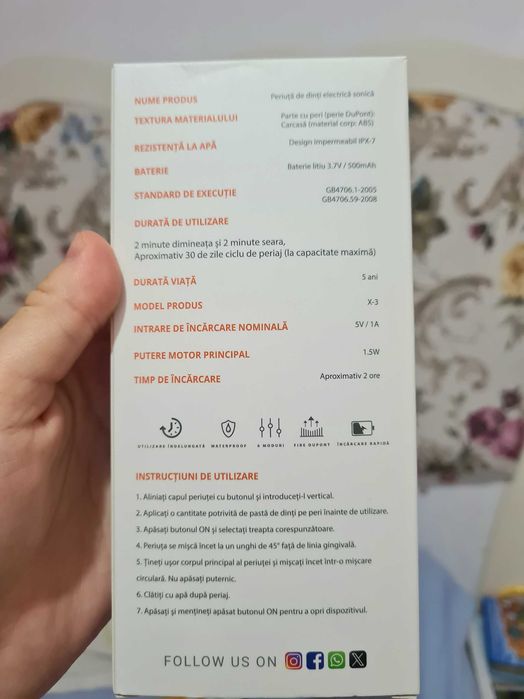 Vand periuta electrica noua
