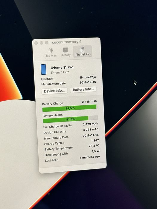 Apple iPhone 11 Pro, Space Gray, 256 GB