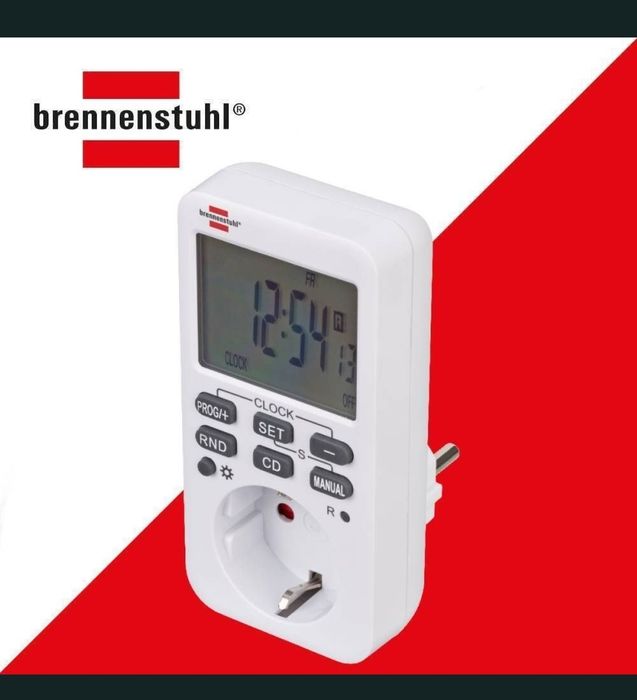 Priza inteligenta, Brennenstuhl, IP20, 230V, 16 A, Alb