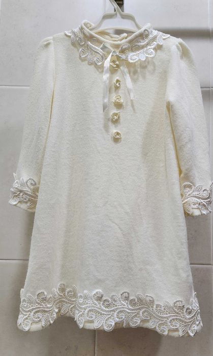 платье , цвет айвори для девочки