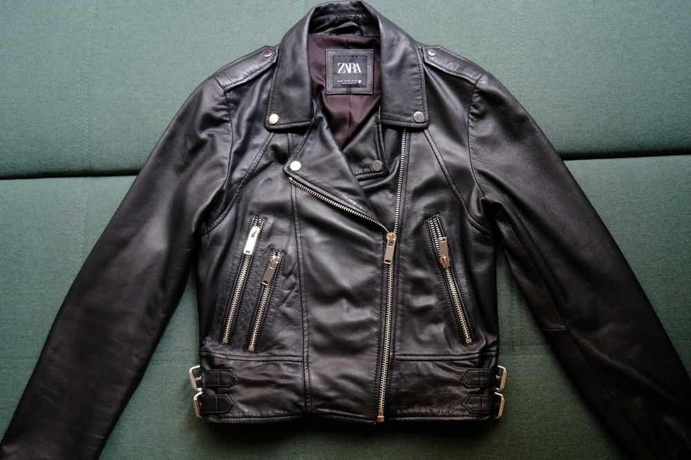 Коженото яке ZARA, размер М