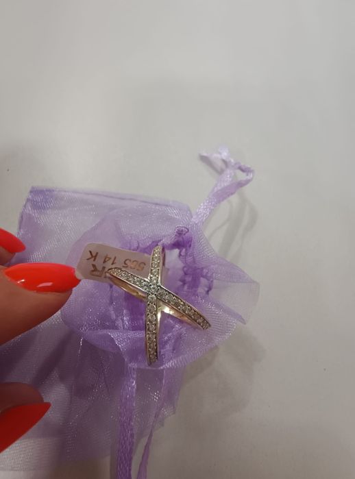 Inel Superb din Aur de 14k ! Masura 18 ! PREDARE PERSONALA BUCURESTI !!!