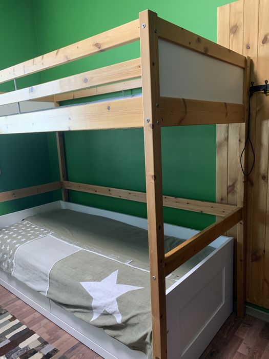 Кровать чердак Икеа деревянная