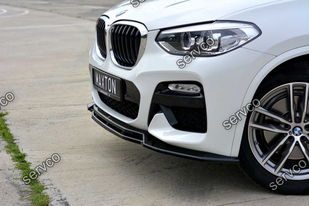 Prelungire lip bara fata Bmw X3 G01 MPachet 2018-2021 v1 Maxton Design