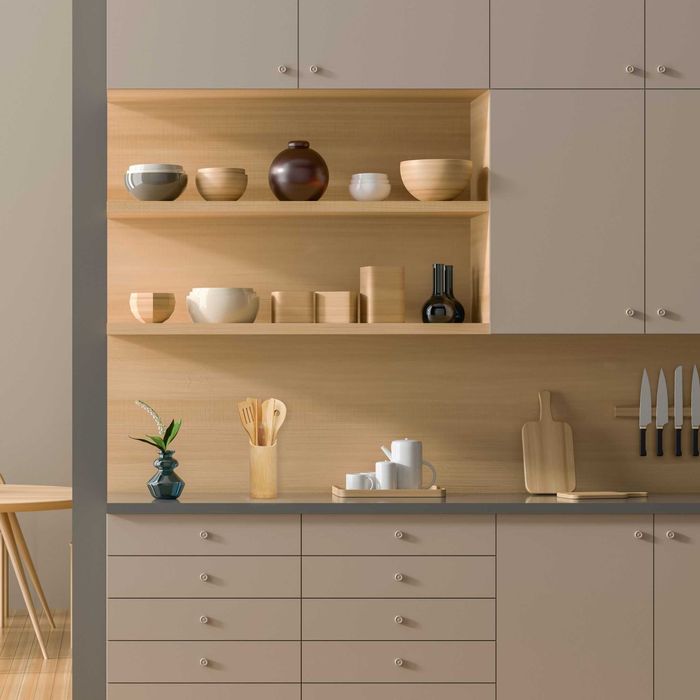 Set 5 ustensile bucatarie cu suport 2 lingiuri 2 spatule cleste bambus