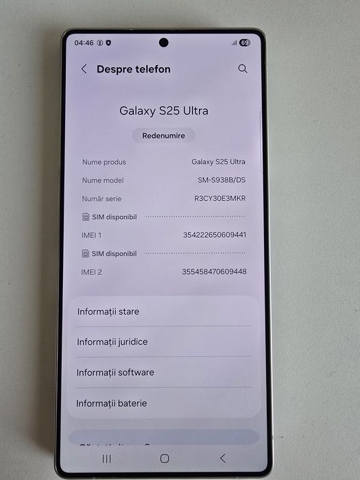 Samsung Galaxy S25 Ultra 256GB, 12GB RAM, Titanium Silverblue