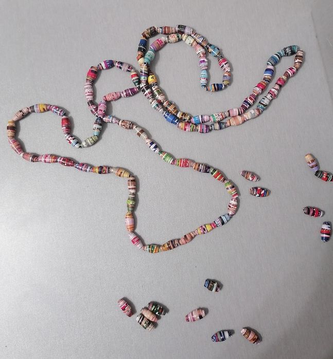 Эко бусы на масленицу