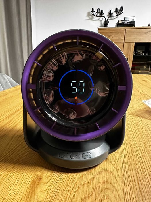 Ventilator Reincarcabil de Birou 11 Viteze Silentios Gri Nou