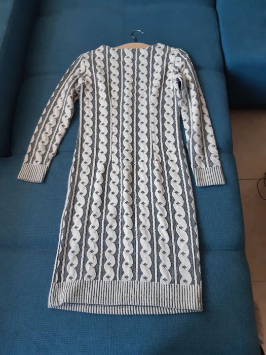 Плетена дълга рокля