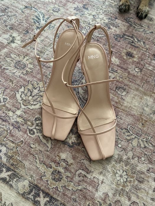 Sandale nude piele Mango Capsule