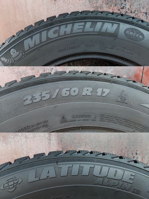 2броя зимни гуми 235/60/17 Michelin Latitude Alpin
dot23