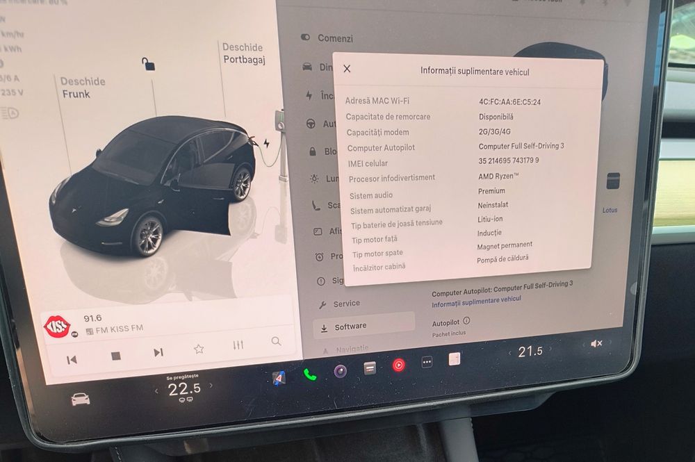 Tesla Model Y LR AWD 12/2022 TVA inclus deductibil