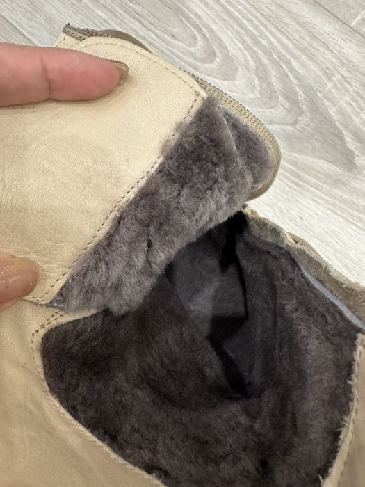 Ботинки из натуральной замши