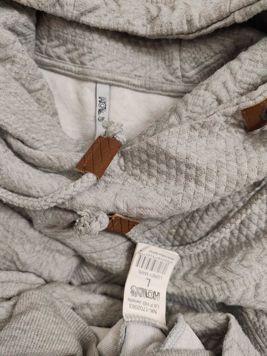 Hanorac model Hoodie Ja44nette cu guler "cowl neck" - Haily's, Mărimea L
