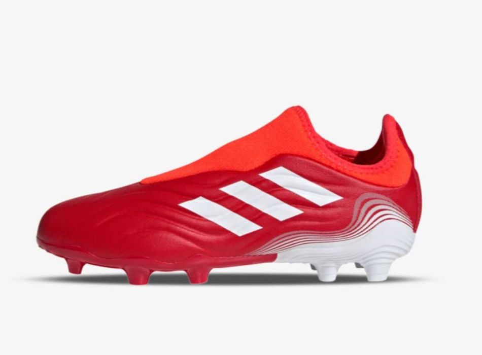 Ghete Adidas fotbal crampoane fara sireturi, marimea 36