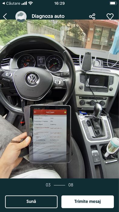 Diagnoza tester mecanic electrician auto la domiciliu service Mobil