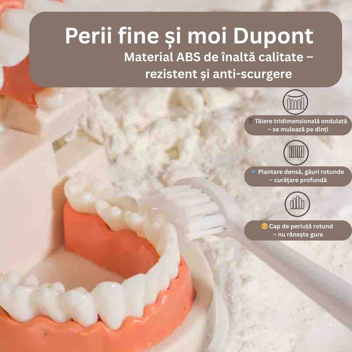 Perie de dinti electrica sonica CH-909, inductiva, 38.000 vibrații/min