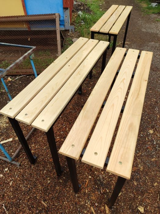 Скамейка 1 м для бетонирования в землю