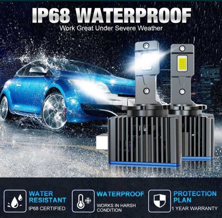 Becuri LED D5S D5R Canbus 12V-24V  50000LM set 2buc