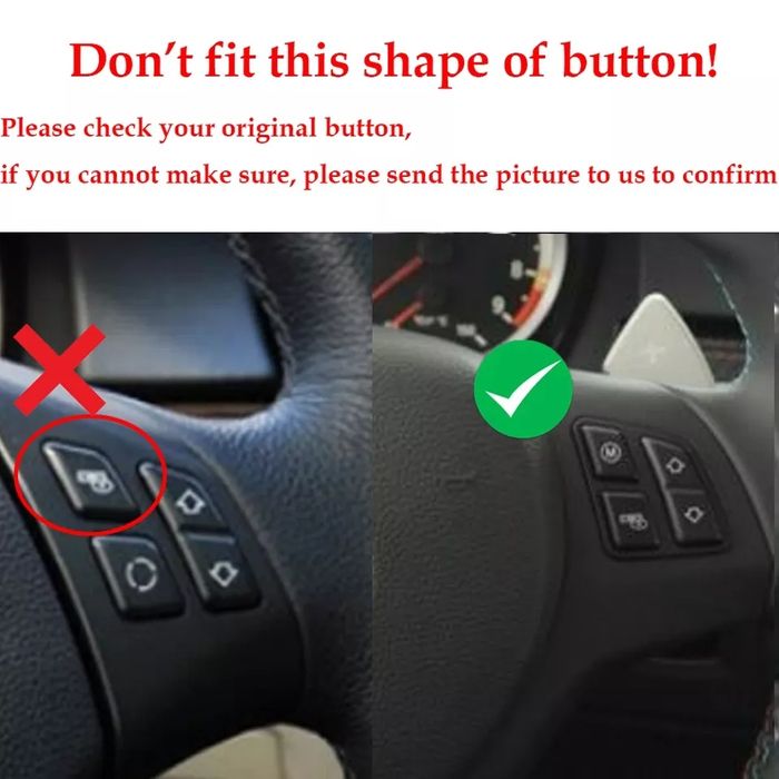 Set Butoane Start Stop Buton Volan M BMW E90 E91 E92 E93 set Rosu