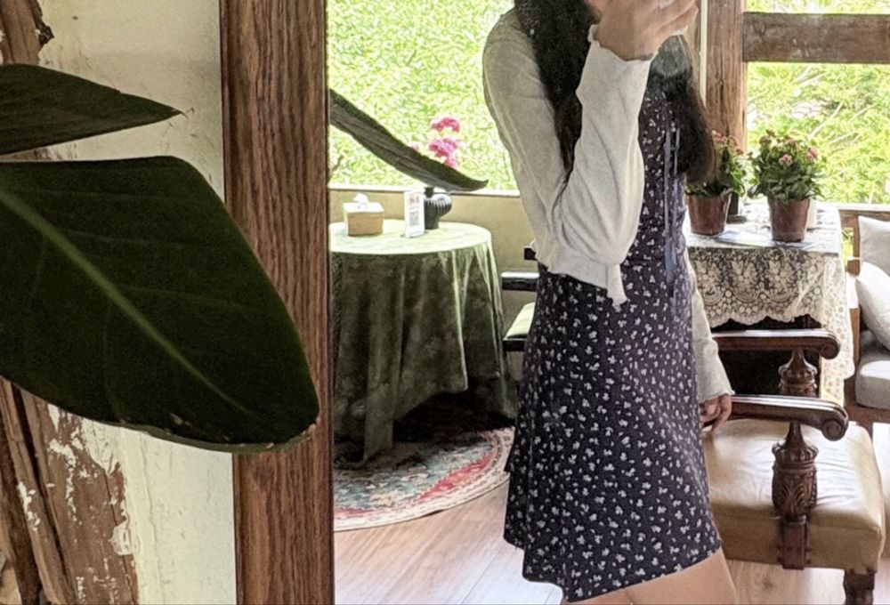 Платье в цветочек