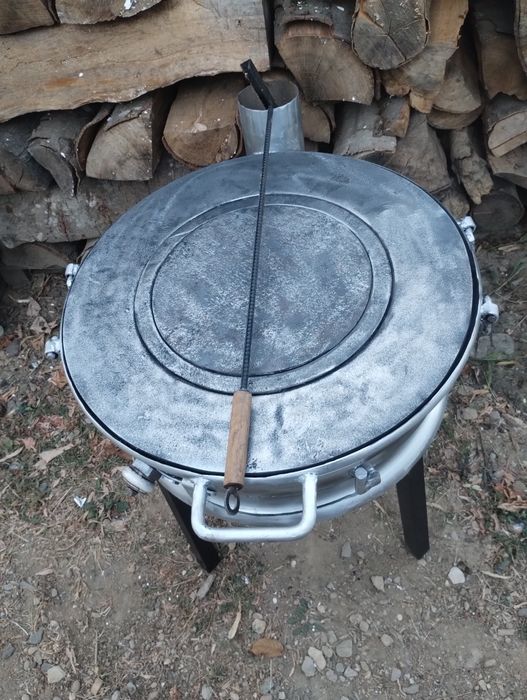 Plită fontă 3cm.combinat cu grătar !!
