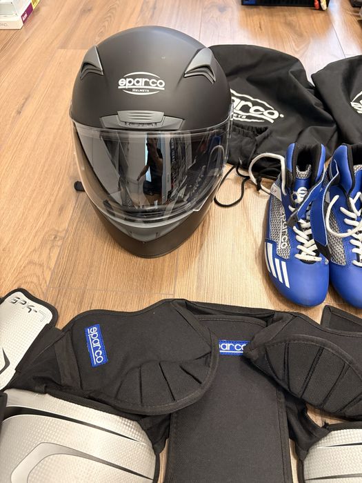 2 Echipamente Sparco Complete  Karting Copii