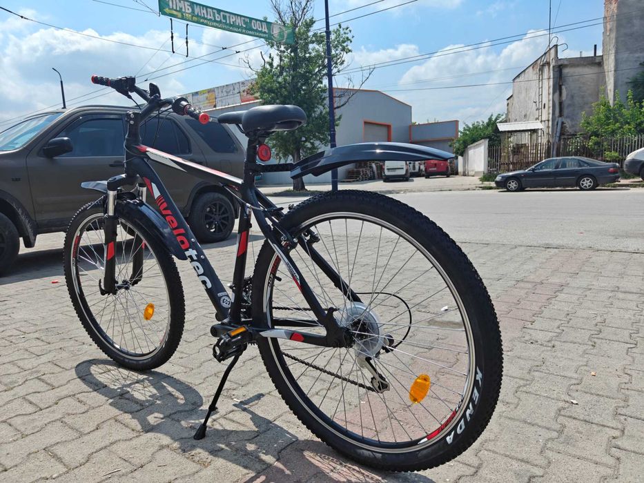 PA Алуминиев велосипед 27.5" PRO черен/червен