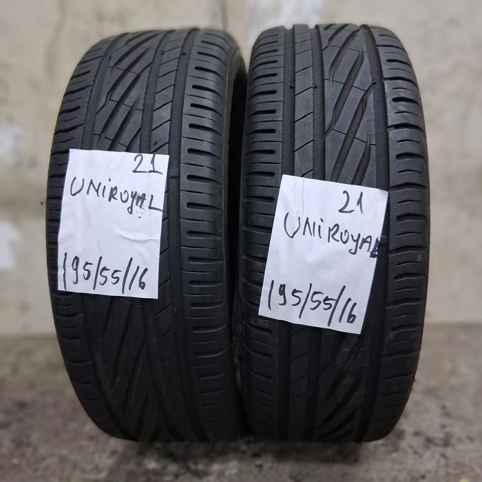 2×195/55/16 VARA.UNIROYAL 2021.Stare excelenta.