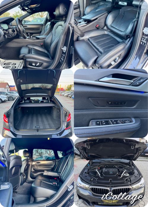 BMW 630 D GT M-PACHET EDITION 249 CP Import Italia190.000 KM Reprezentanta Monaco Service Verona Full Piele Lumini Ambientale Memorie Volan Electric