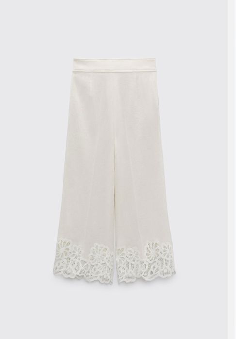Нов ленен панталон Zara Limited Edition