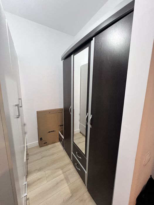 Sifonier cu oglinda si doua usi