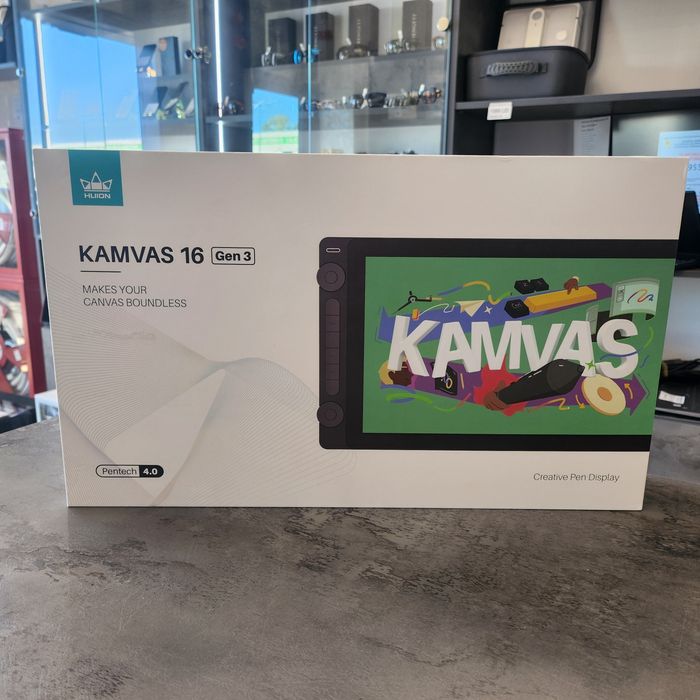 Amanet F28: Tableta Grafica Kamvas 16 Gen 3 SIGILATA (L)