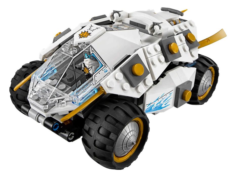Lego Titanium Ninja Tumbler- Ninjago Rock Roader Building