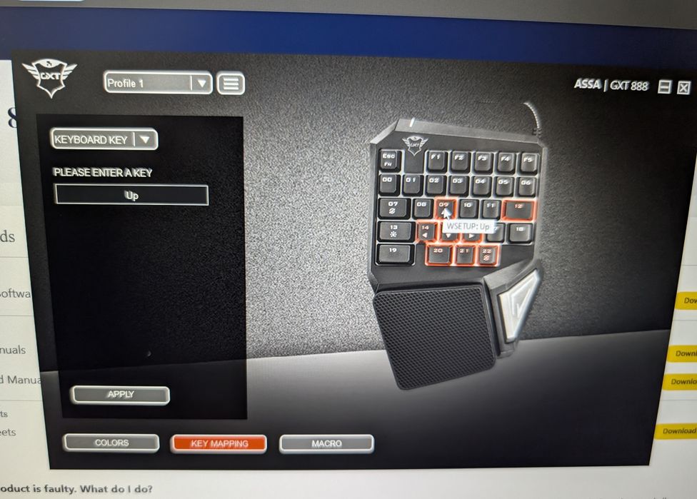 Keypad Gaming Trust GXT 888 Assa (Mini Tastatură Programabilă)