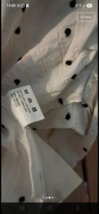 Bluza tip camasa Jacquemus 36 cu buline si decupaje, eleganta